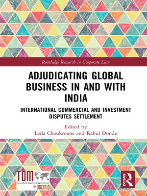 cover image of Adjudicating Global Business in and with India